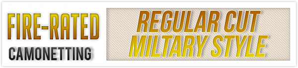 Fire Rated Military Style Fire Rated Military Style Camouflage Netting